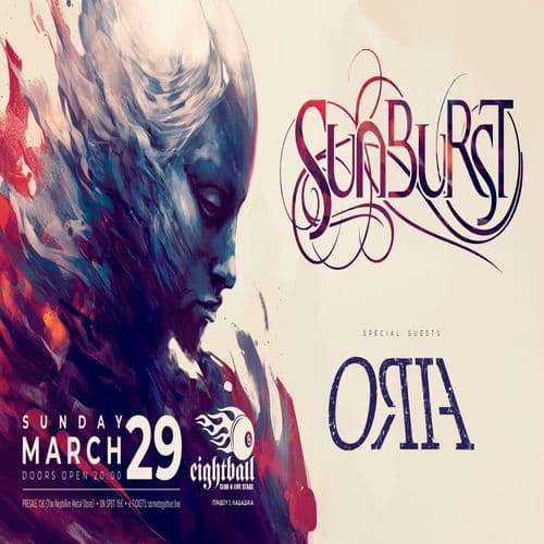SUNBURST live in Thessaloniki w/ Special Guests ORIA